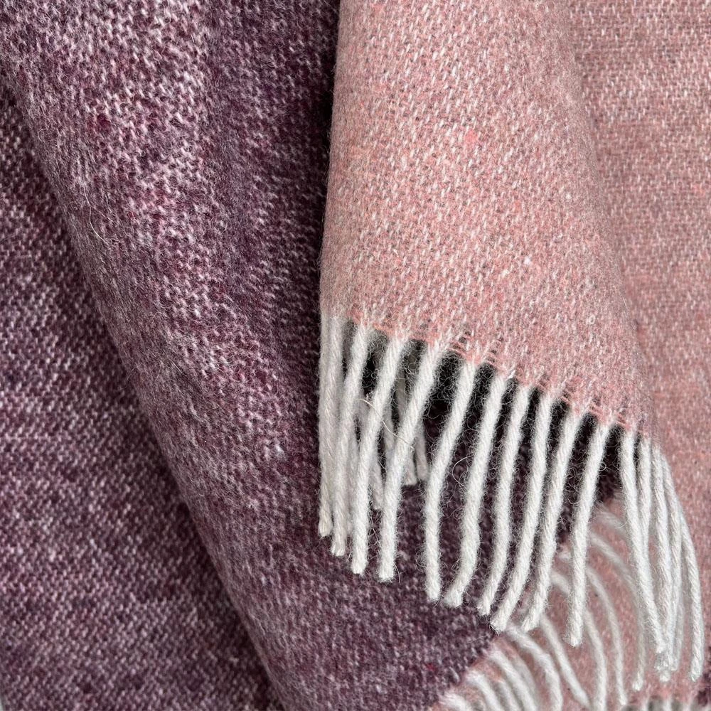 Malagoon Recycled Wool Plaid - Rozenhout 6 Malagoon Recycled Wool Plaid - Rozenhout - Afbeelding 4