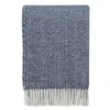 Malagoon Recycled Wool Plaid - Space Blue -Meubels Voor Thuis 10966794