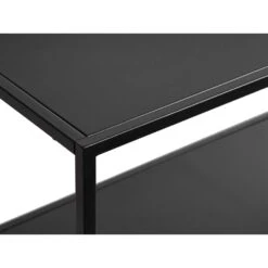 Olivine Juna Kledingkast Zwart - Met Open Vakken - 180 Cm -Meubels Voor Thuis 10970185