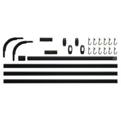 Sealskin Easy Roll Douchegordijnstangset - Zwart -Meubels Voor Thuis 10983436