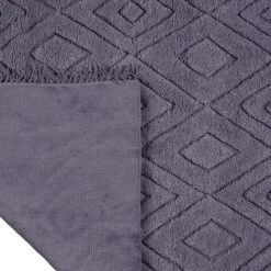 By FonQ Square Vloerkleed 170 X 240 Cm - Paars -Meubels Voor Thuis 10985656