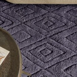 By FonQ Square Vloerkleed 170 X 240 Cm - Paars -Meubels Voor Thuis 10985667