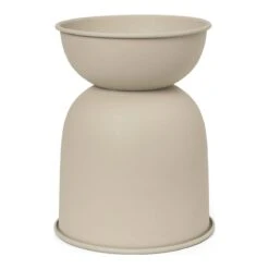 Ferm LIVING Hourglass Pot - Extra Small - Cashmere -Meubels Voor Thuis 11003360