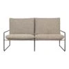 Ferm LIVING Desert 2-zitsbank Black Dolce - Dark Sand -Meubels Voor Thuis 11005330