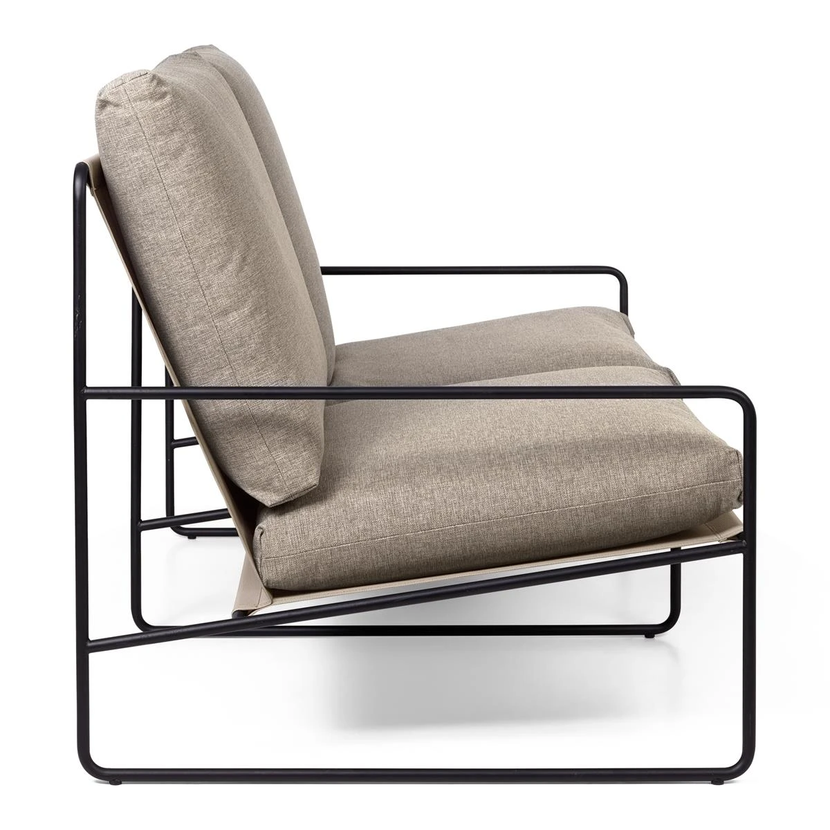Ferm LIVING Desert 2-zitsbank Black Dolce - Dark Sand 6 Ferm LIVING Desert 2-zitsbank Black Dolce - Dark Sand - Afbeelding 4