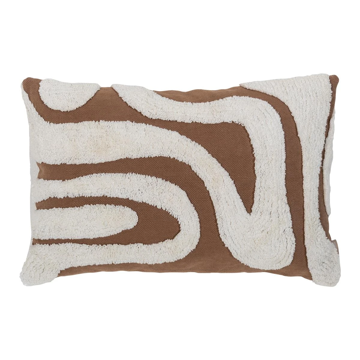 By FonQ Wave Sierkussen 40 X 60 Cm - Bruin 3 By FonQ Wave Sierkussen 40 X 60 Cm - Bruin