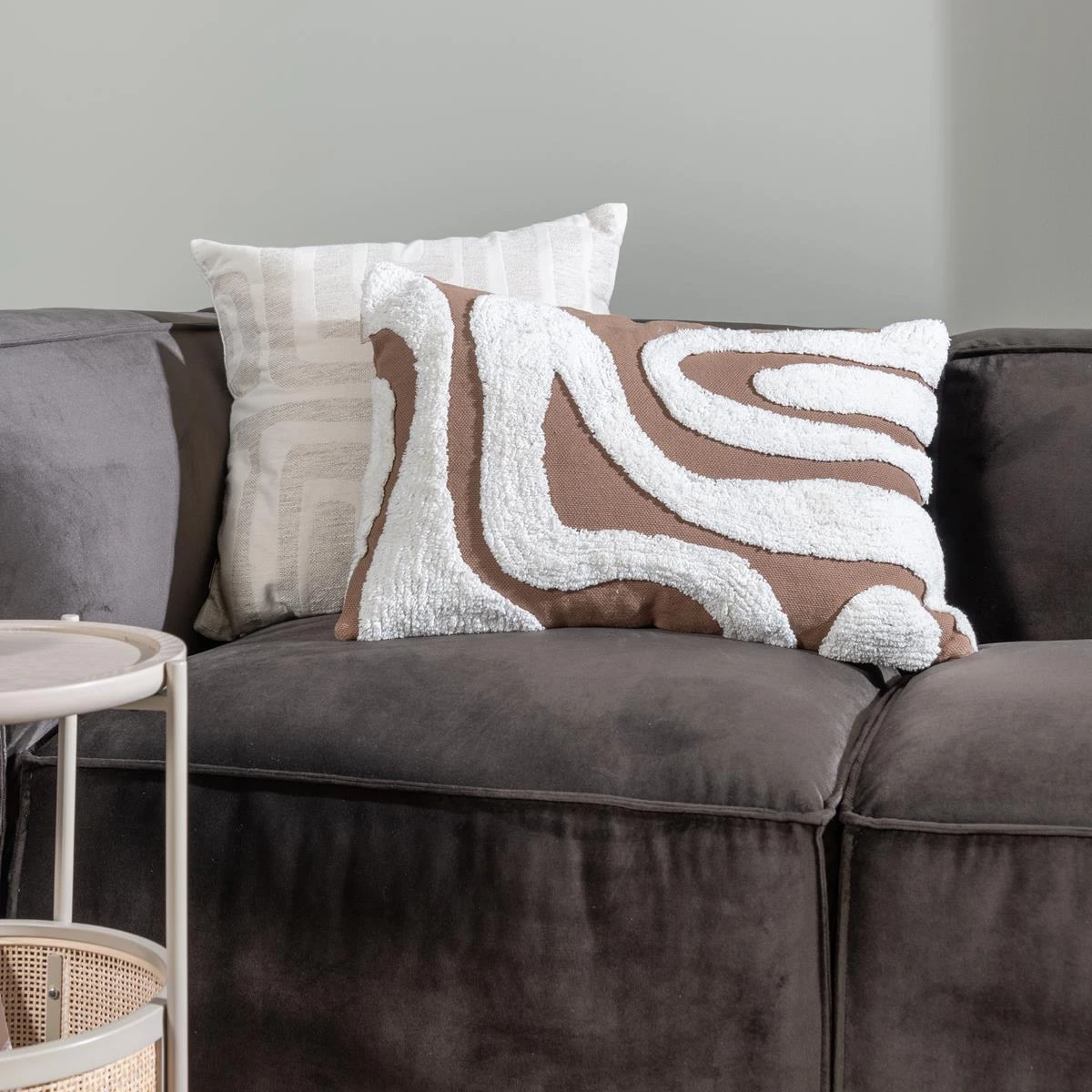 By FonQ Wave Sierkussen 40 X 60 Cm - Bruin 8 By FonQ Wave Sierkussen 40 X 60 Cm - Bruin - Afbeelding 6