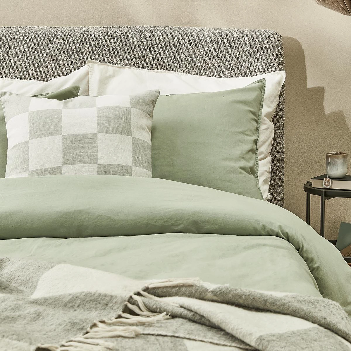 By FonQ Check Plaid 130 X 200 Cm - Lichtgrijs 4 By FonQ Check Plaid 130 X 200 Cm - Lichtgrijs - Afbeelding 2