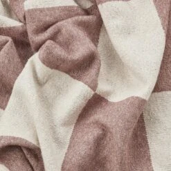 By FonQ Check Plaid 130 X 200 Cm - Roze -Meubels Voor Thuis 11005660