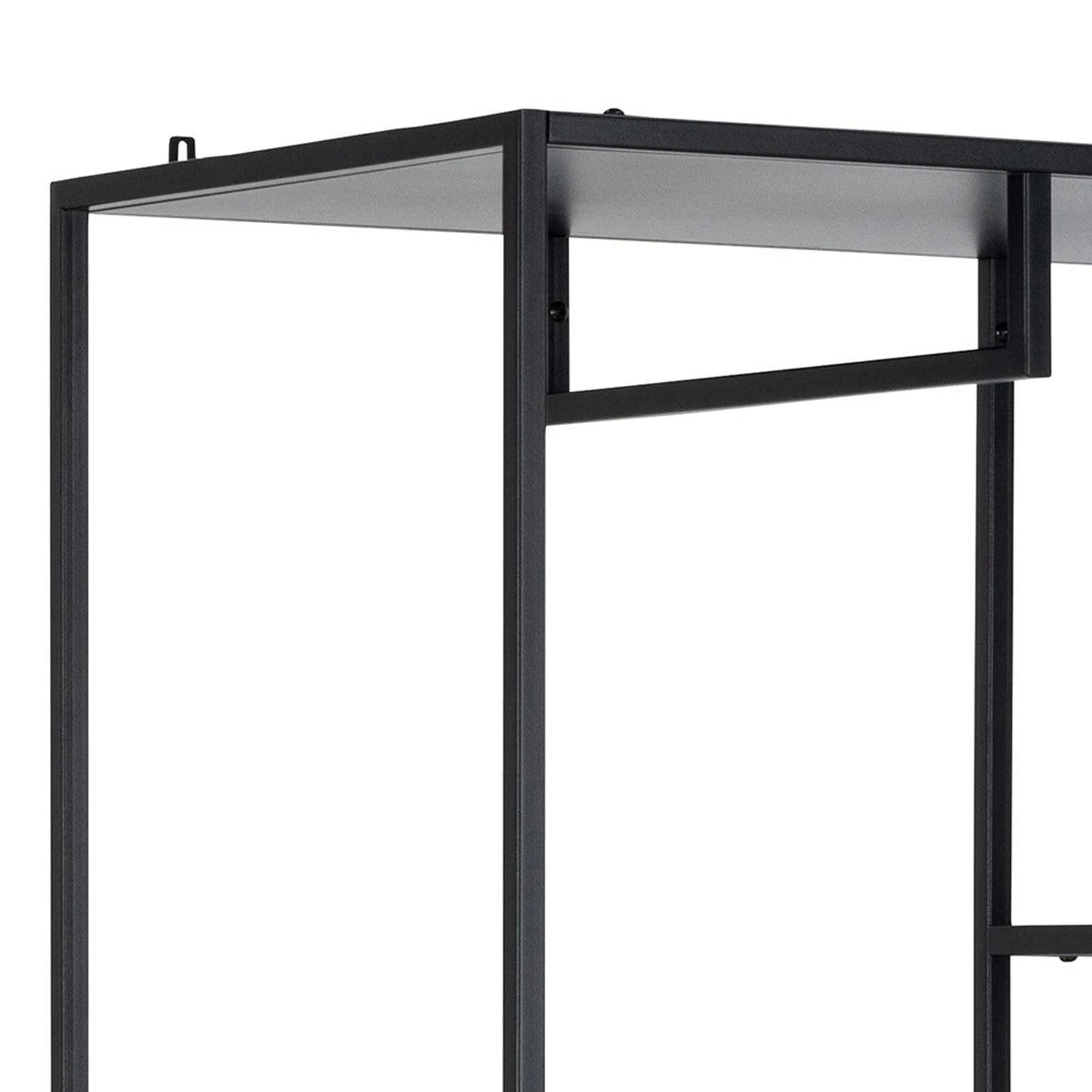 Lisomme Roy Metalen Kledingrek Zwart - 80 X 185 Cm 7 Lisomme Roy Metalen Kledingrek Zwart - 80 X 185 Cm - Afbeelding 5