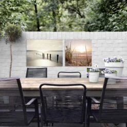 Art For The Home | Zonsondergang - Buitencanvas - 50x70 Cm -Meubels Voor Thuis 11034575