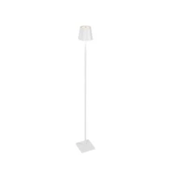 QAZQA Buiten Vloerlamp Wit Incl. LED En Dimmer Oplaadbaar - Jackson -Meubels Voor Thuis 11036561