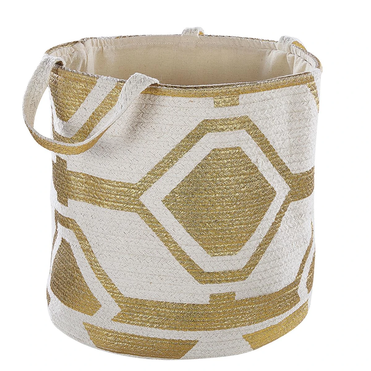 Beliani - HANWELLA - Mand - Wit - Katoen 3 Beliani - HANWELLA - Mand - Wit - Katoen