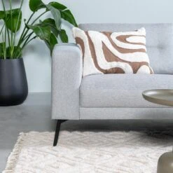 By FonQ Sierkussen Set Van 3 - Linen Stripe - Groovy - Wave -Meubels Voor Thuis 11038233