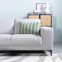 By FonQ Sierkussen Set Van 3 - Wave - Linen Line - Linen Stripe -Meubels Voor Thuis 11038238