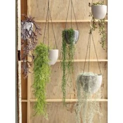 Mica Decorations Cypres Kunst Hangplant - H95 Cm - Groen -Meubels Voor Thuis 11047651