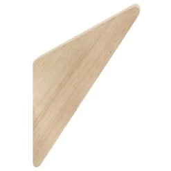QUVIO Wandhaakje Driehoek - Hout - Set Van 6 -Meubels Voor Thuis 11048008