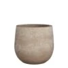 Mica Decorations Victor Bloempot - 21x21x19 Cm - Terracotta - Beige -Meubels Voor Thuis 11049186