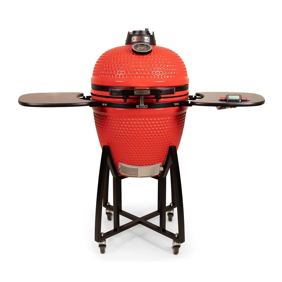 Patton Kamado 21 Inch Premium Red Devil Incl Bluetooth Control 3 Patton Kamado 21 Inch Premium Red Devil Incl Bluetooth Control