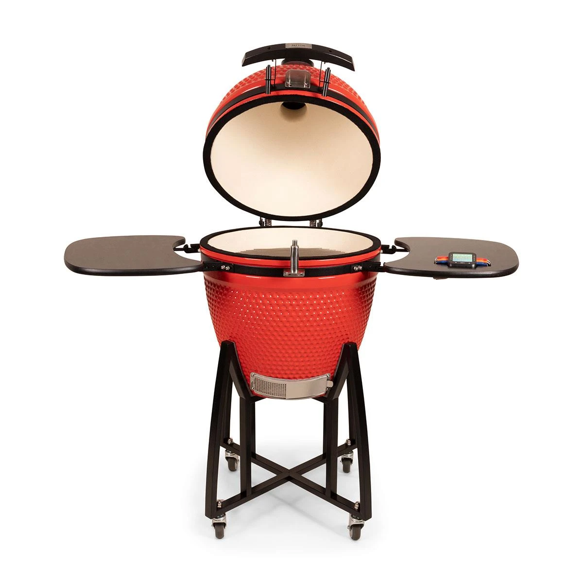 Patton Kamado 21 Inch Premium Red Devil Incl Bluetooth Control 5 Patton Kamado 21 Inch Premium Red Devil Incl Bluetooth Control - Afbeelding 3