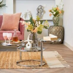 Leitmotiv - Sofa Royal Velvet Mauve Pink -Meubels Voor Thuis 11056096