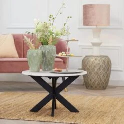 Leitmotiv - Sofa Royal Velvet Mauve Pink -Meubels Voor Thuis 11056101