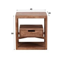 AnLi Style Nachtkastje Sahara 1L -Meubels Voor Thuis 11059611