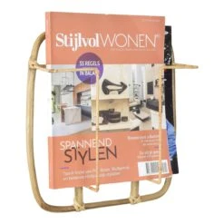 LOFT42 Bamboe Tijdschriftenrek Small - Bruin - 33x31x10 -Meubels Voor Thuis 11060892