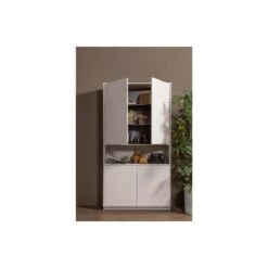 WOOOD Exclusive Finca Opbergkast - Grenenhout - Mist - 210x110x40 -Meubels Voor Thuis 11062486