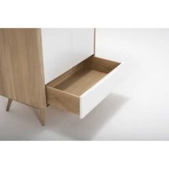 Gazzda Ena Wardrobe Houten Garderobekast Whitewash - 90 X 200 Cm -Meubels Voor Thuis 11063825