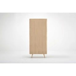 Gazzda Ena Wardrobe Houten Garderobekast Whitewash - 90 X 200 Cm -Meubels Voor Thuis 11063831