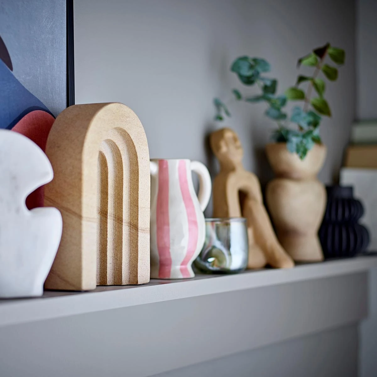 Bloomingville Cane Ornament - 21 X 13 X 12 Cm - Naturel 4 Bloomingville Cane Ornament - 21 X 13 X 12 Cm - Naturel - Afbeelding 2