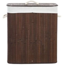 Beliani - KANDY - Mand - Donkere Houtkleur - Bamboehout -Meubels Voor Thuis 11068902