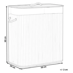 Beliani - KANDY - Mand - Donkere Houtkleur - Bamboehout -Meubels Voor Thuis 11068911