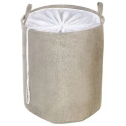 Beliani - SAMTI - Manden Set Van 2 - Beige - Polyester -Meubels Voor Thuis 11068949