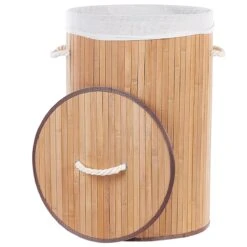 Beliani - SANNAR - Mand - Lichte Houtkleur - Bamboehout -Meubels Voor Thuis 11068962