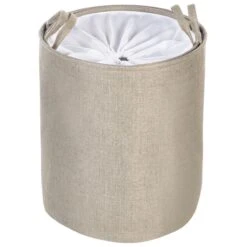 Beliani - SAMTI - Manden Set Van 2 - Beige - Polyester -Meubels Voor Thuis 11068964