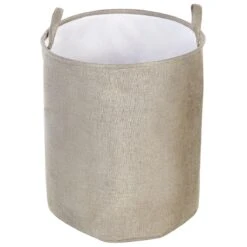 Beliani - SAMTI - Manden Set Van 2 - Beige - Polyester -Meubels Voor Thuis 11068968