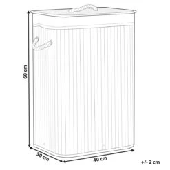 Beliani - KOMARI - Mand - Donkere Houtkleur - Bamboehout -Meubels Voor Thuis 11069057