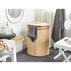 Beliani - BADULLA - Mand - Lichte Houtkleur - Bamboehout 12 Beliani - BADULLA - Mand - Lichte Houtkleur - Bamboehout -Meubels Voor Thuis 11069071