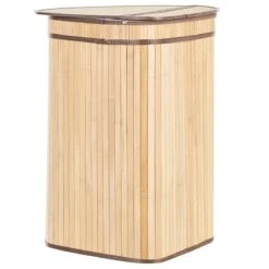 Beliani - BADULLA - Mand - Lichte Houtkleur - Bamboehout 15 Beliani - BADULLA - Mand - Lichte Houtkleur - Bamboehout -Meubels Voor Thuis 11069084