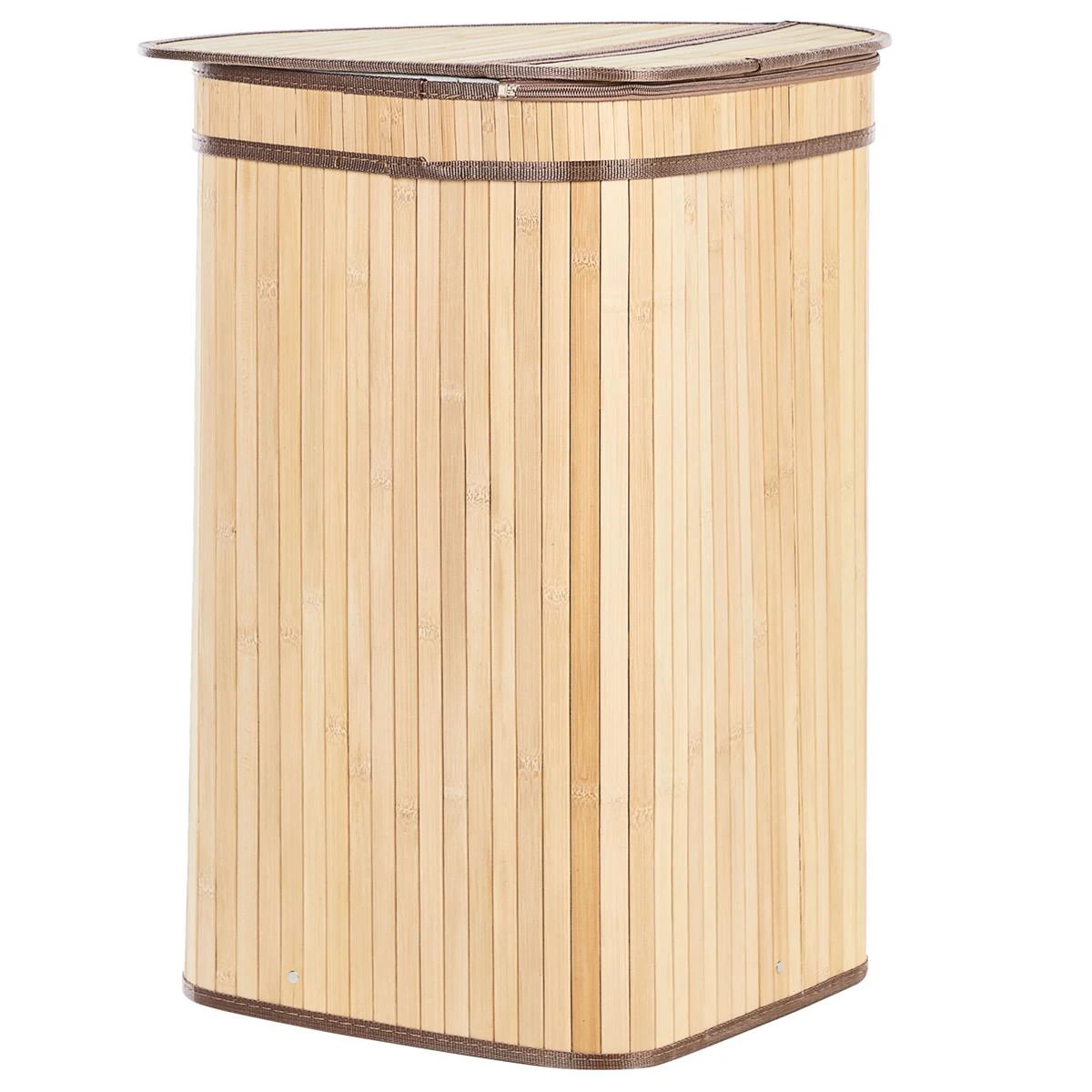 Beliani - BADULLA - Mand - Lichte Houtkleur - Bamboehout 7 Beliani - BADULLA - Mand - Lichte Houtkleur - Bamboehout - Afbeelding 5