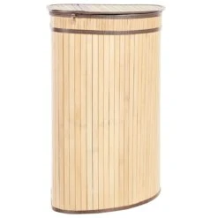 Beliani - BADULLA - Mand - Lichte Houtkleur - Bamboehout 14 Beliani - BADULLA - Mand - Lichte Houtkleur - Bamboehout -Meubels Voor Thuis 11069097