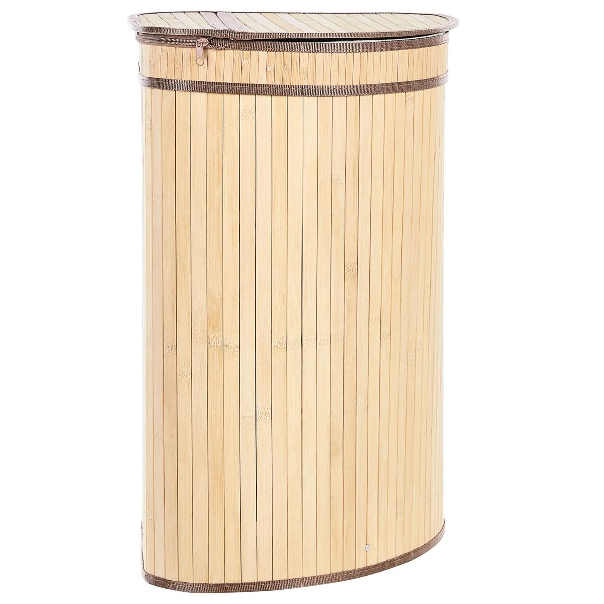 Beliani - BADULLA - Mand - Lichte Houtkleur - Bamboehout 6 Beliani - BADULLA - Mand - Lichte Houtkleur - Bamboehout - Afbeelding 4