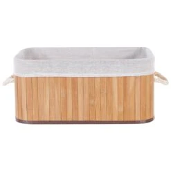 Beliani - TALPE - Manden Set Van 5 - Lichte Houtkleur - Bamboehout -Meubels Voor Thuis 11069120