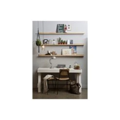 Vtwonen Fotolijstplank 170 Cm - Eiken - Onbehandeld - Set Van 2 -Meubels Voor Thuis 11069472