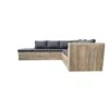 Wood4you - Loungeset 7 Steigerhout 240x200 Cm - Incl Kussens (GL-vorm) -Meubels Voor Thuis 11070933