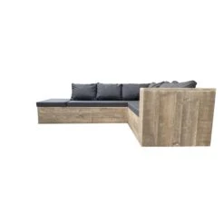 Wood4you - Loungeset 7 Steigerhout 240x200 Cm - Incl Kussens (GL-vorm) -Meubels Voor Thuis 11070945
