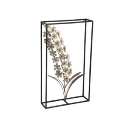 PTMD Zadder Droogbloem Object - 30 X 9 X 51 Cm - Metaal - Goud -Meubels Voor Thuis 11071621