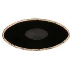 Mica Decorations Bloempot - Goudkleurig - Ovale Schaal - 40 X 26 Cm -Meubels Voor Thuis 11080882